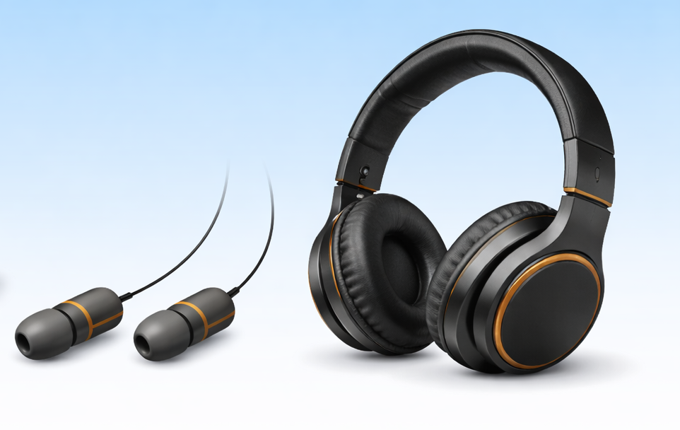Auriculares para estimulación auditiva con EMDR-GO